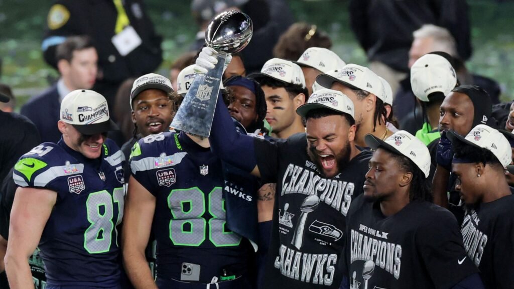 Seattle Seahawks champions du Super Bowl 2026 contre les New England Patriots avec Bad Bunny en performance de mi-temps