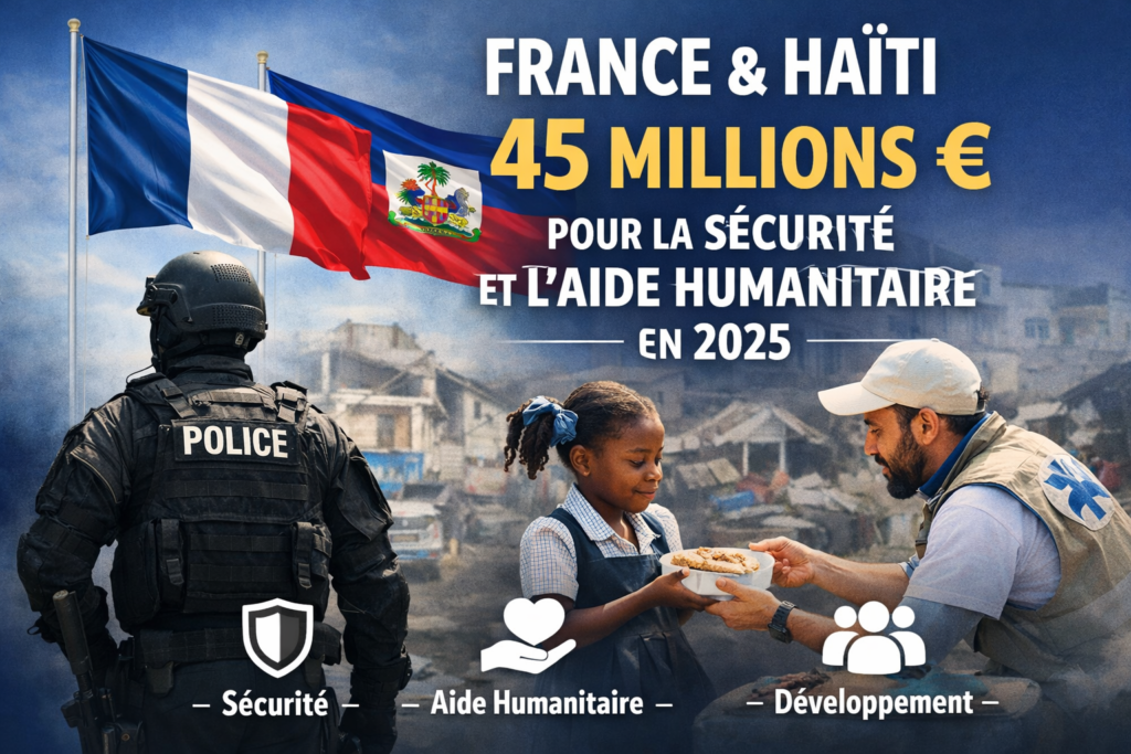 Aide de la France à Haïti : 45 millions d’euros pour la sécurité, l’aide humanitaire et le développement en 2025
