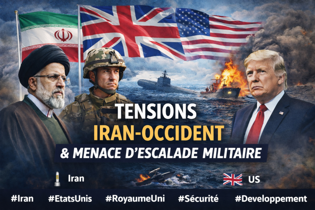 Tensions militaires entre l’Iran, les États-Unis et le Royaume-Uni après l’annonce d’une possible frappe majeure.
